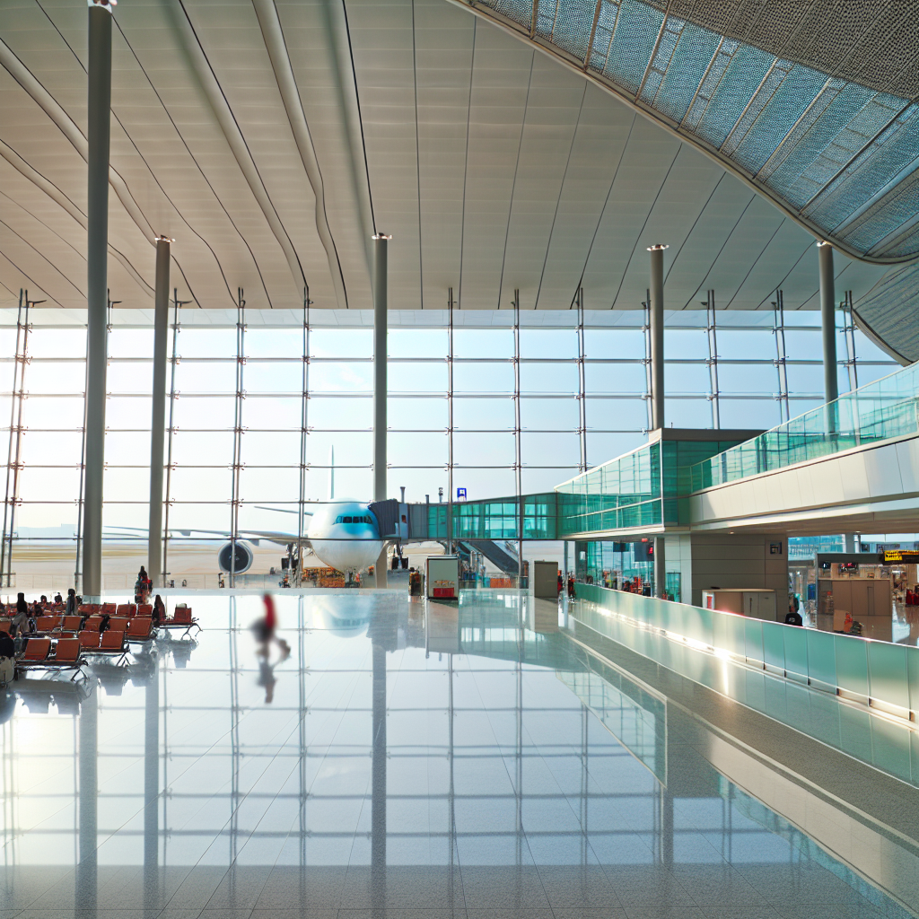 봄 제주 항공권 예약 시기 - 공항 터미널