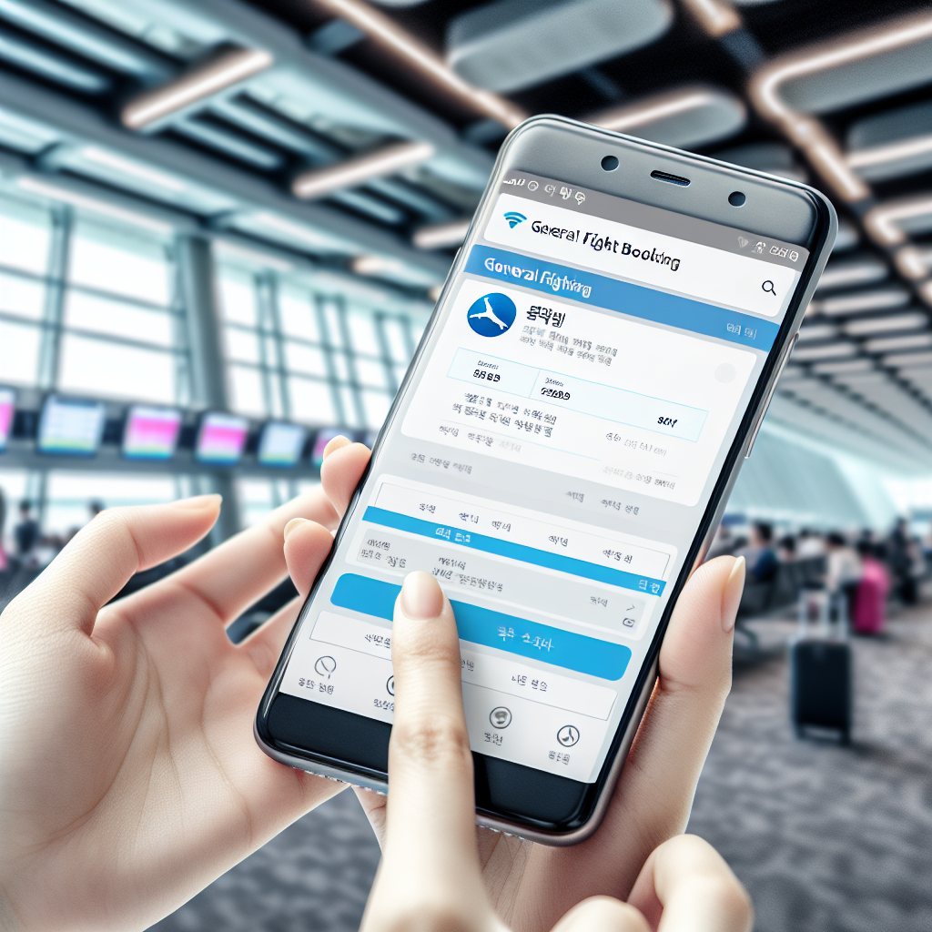 저비용항공사 vs 대형항공사 - 모바일 예약